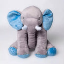 Almofada Elefante de Pelúcia 60 cm Antialérgica para Bebê