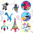 Caneta 3D Impressora Manual com Filamentos para Crianças e Adultos