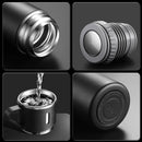 Conjunto Garrafa Térmica Inox com 3 Canecas