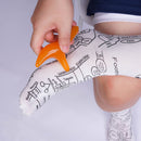 Conjunto de Meias de Reflexologia com Massageadores Acupressão