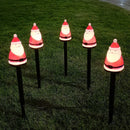 Espeto Solar Natalino Papai Noel para Jardim e Área Externa