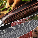 Faca Profissional de Chef Forjada em Aço Inoxidável