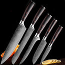 Faca Profissional de Chef Forjada em Aço Inoxidável