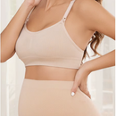 Kit com 3 Sutiãs de Amamentação sem Bojo Canelados com Nervuras Macias