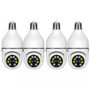 Kit de Câmeras Wi-Fi IP Sem Fio 360° com Encaixe de Lâmpada com Visão Noturna