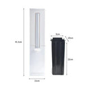 Lixeira Slim Click para Banheiro com Escova para Vaso Sanitário Integrada