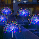 Luminária Led Solar de Fogos de Artifícios Impermeável