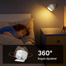 Luminária de Parede Recarregável 3M Spot com Luz Direcionável Ajustável