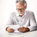 Lupa de Pescoço com Suporte de Mesa para Leitura e Artesanato - Aumento 3x/10x