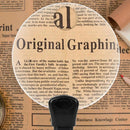 Lupa de Pescoço com Suporte de Mesa para Leitura e Artesanato - Aumento 3x/10x