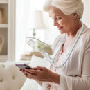 Lupa de Pescoço com Suporte de Mesa para Leitura e Artesanato - Aumento 3x/10x