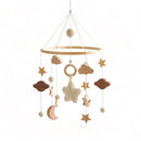Móbile Céu de Madeira para Berço Infantil