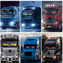 Painel de LED Flexível Automotivo para Carros e Caminhões com Controle por App