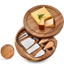 Tábua para Frios em Bambu com Utensílios + Aerador para Vinhos